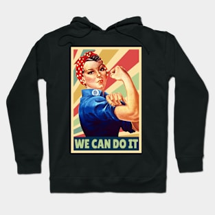 We Can Do It Vintage Colors Hoodie